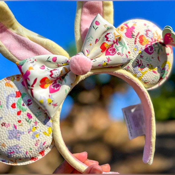 ⚡️2/$55~Disney Parks Rabbits Minnie Mouse Ears Headband NWT~OneSize - Picture 4 of 7